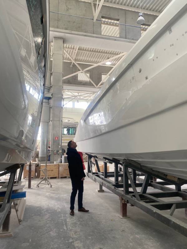 Fabriksbesøg hos Galeon Yachts 2021