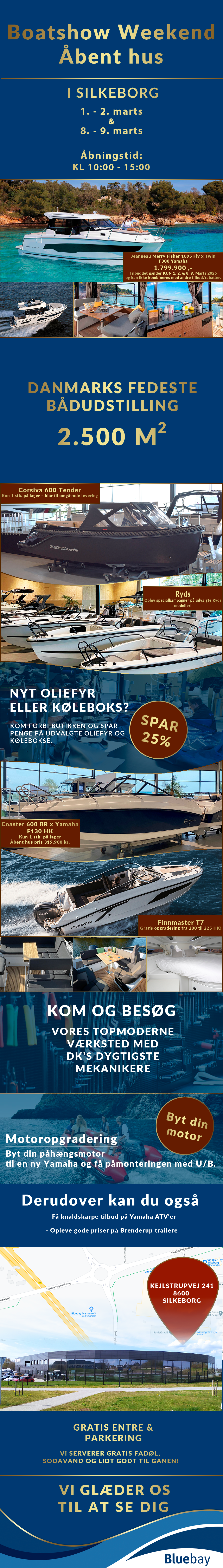 Boatshow i Silkeborg hos Bluebay Marine