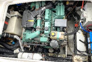 Four Winns 248 Vista, med Volvo Penta KAD 32 Diesel maskine