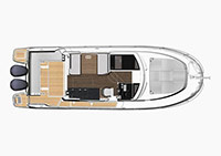 Jeanneau Merry Fisher 1095 Cruiser M/2X300 HK Yamaha og Udstyr