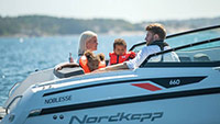 Nordkapp Noblesse 660 m/200HK Yamaha og udstyr / let brugt