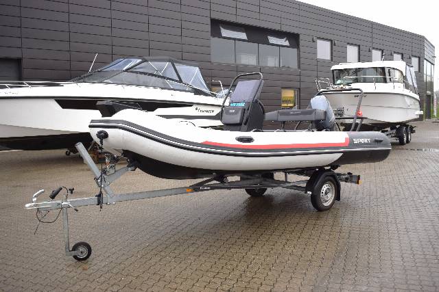 Aqua Spirit 450CAC -70 HK Yamaha/Udstyr og trailer (2020 Let brugt)